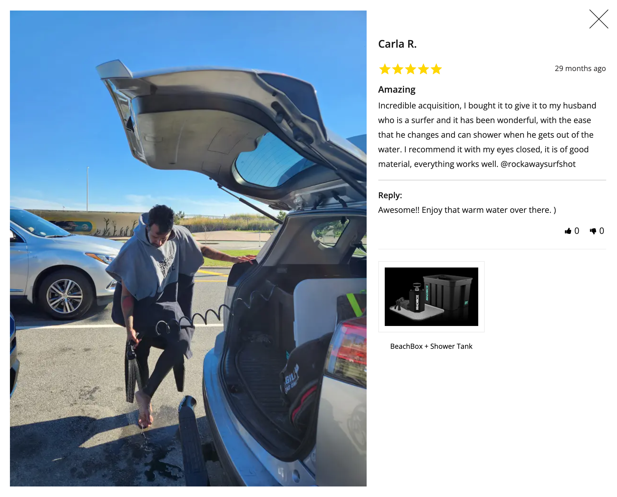 BeachBox Shower Gun Holder