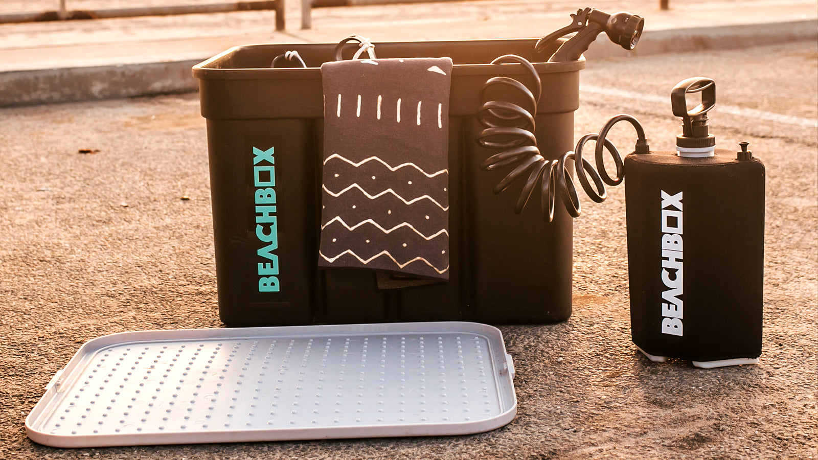 BeachBox Portable Shower & Storage Box