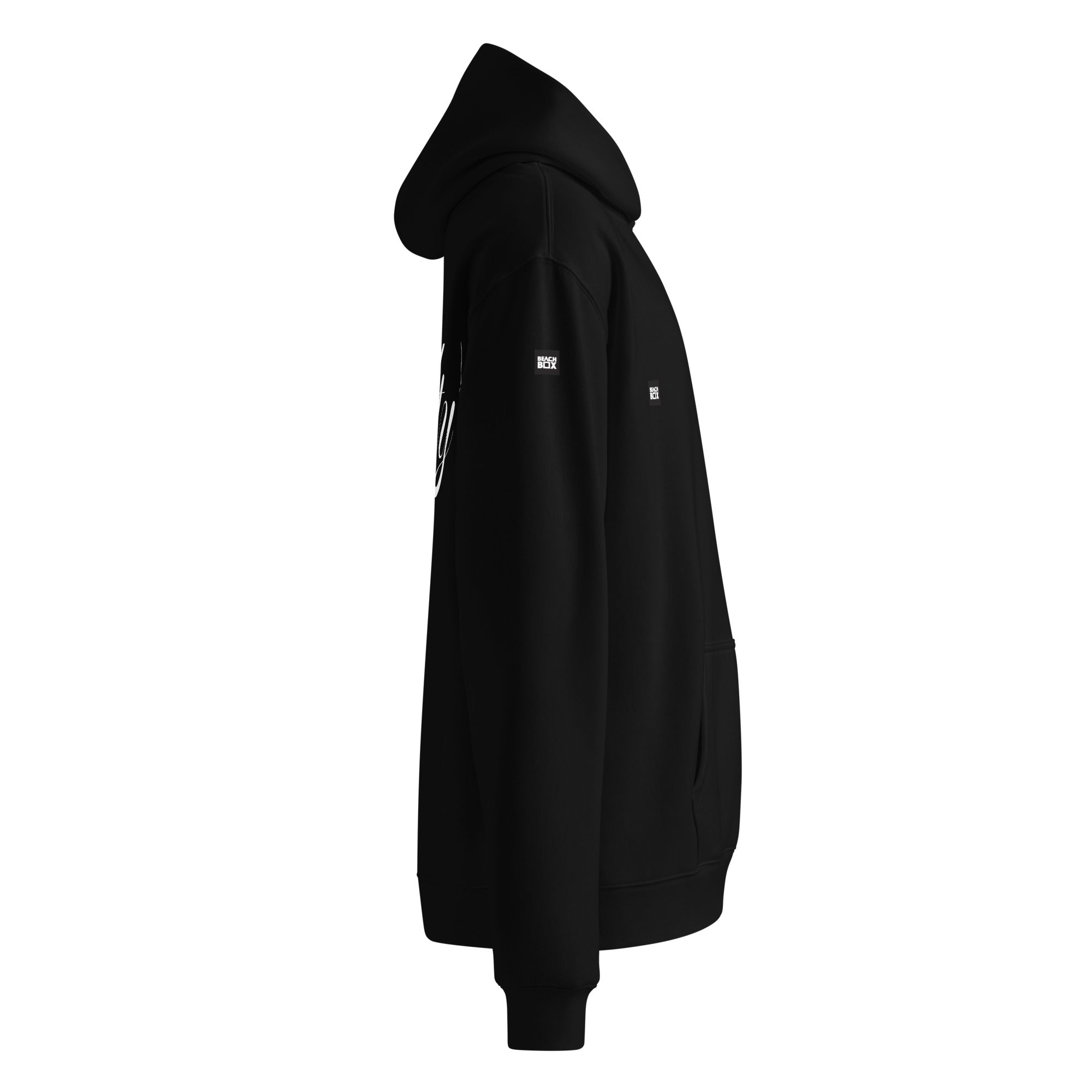 Play Dirty CA Born oversized hoodie in black, right side view